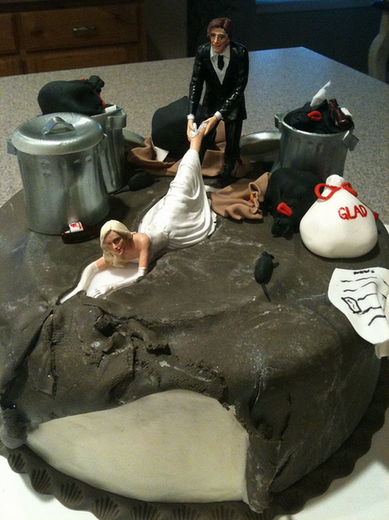 Торт мужу с приколом