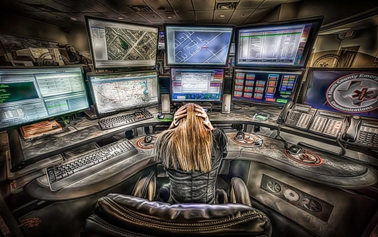 Диспетчер 911 арт