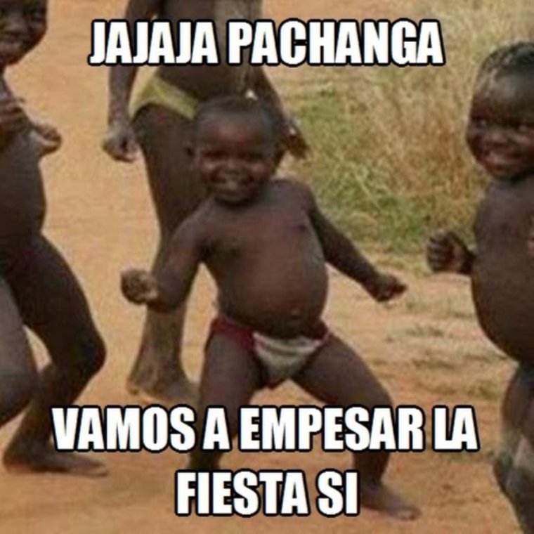 Радостный африканец