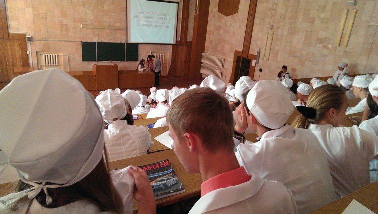 Лекция в медицинском вузе