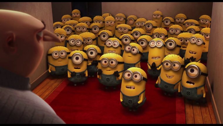 Миньоны много