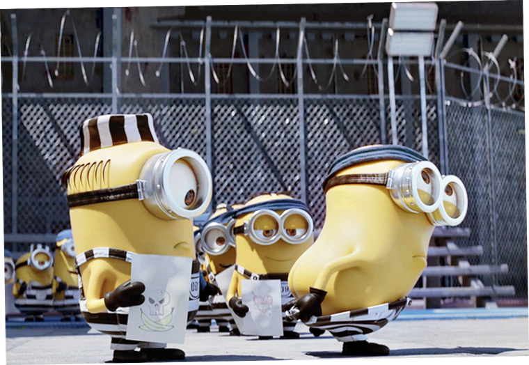 Гадкий я 3 Миньоны в тюрьме