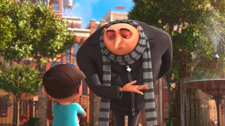 Моменты из мультика Гадкий я