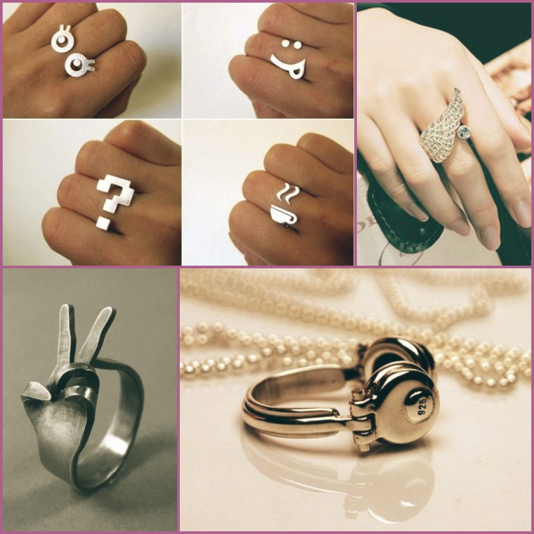 Оригинальное кольцо для девушки