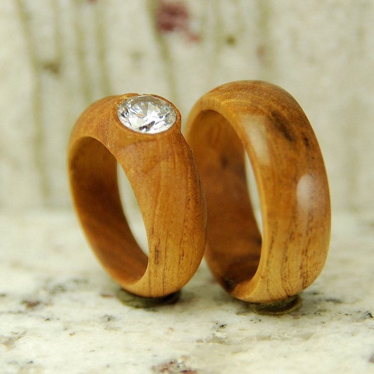 Деревянные Свадебные кольца