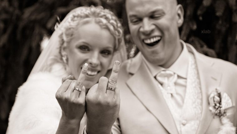 Смешные кольца на свадьбу