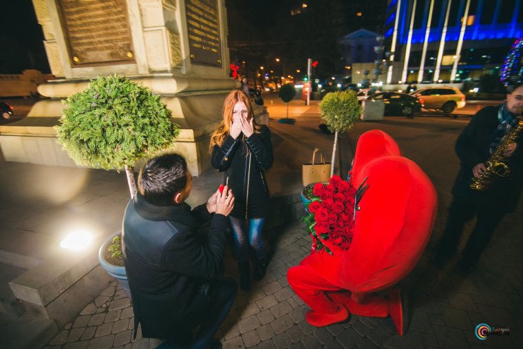 Шикарное предложение руки и сердца