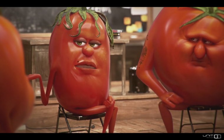 Гиф смешной помидор