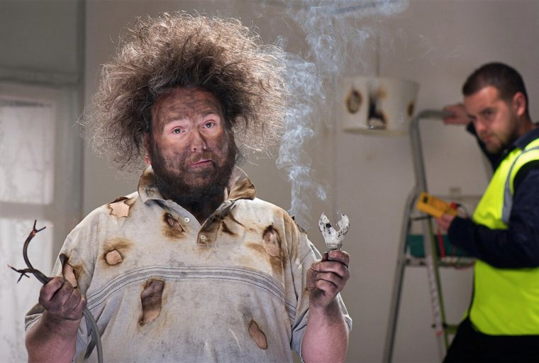 Страшный электрик