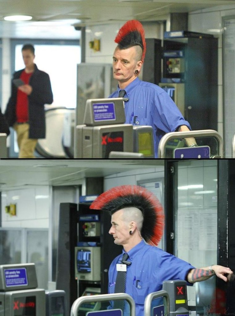 Охранник прикол