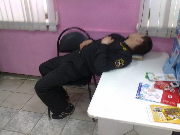 Спящий охранник