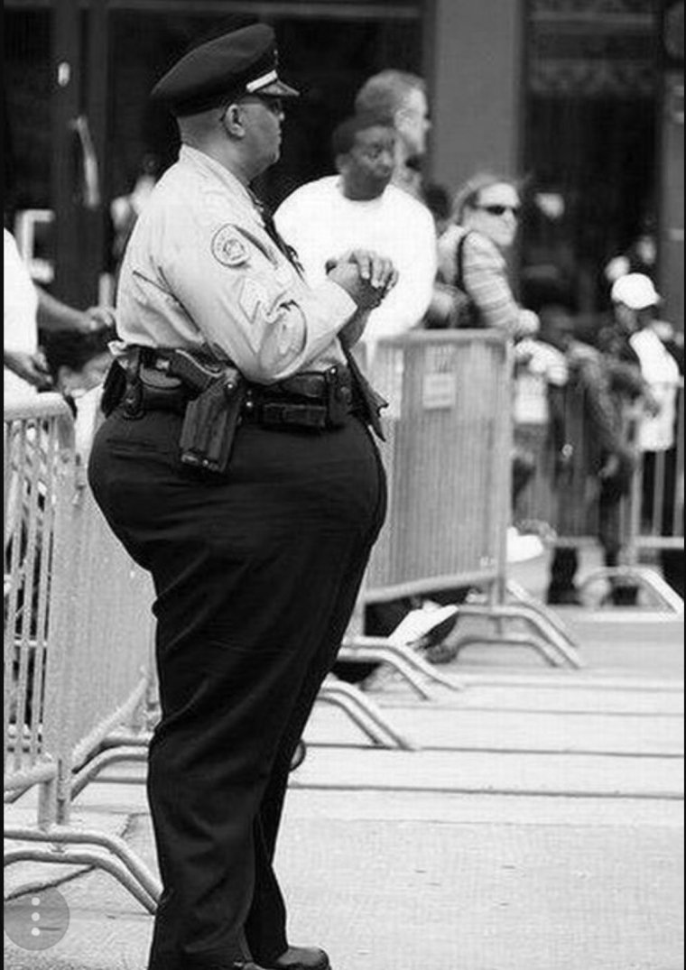 Толстые американские полицейские