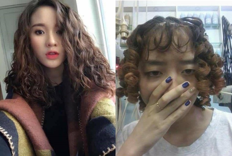 Неудачная прическа кудри