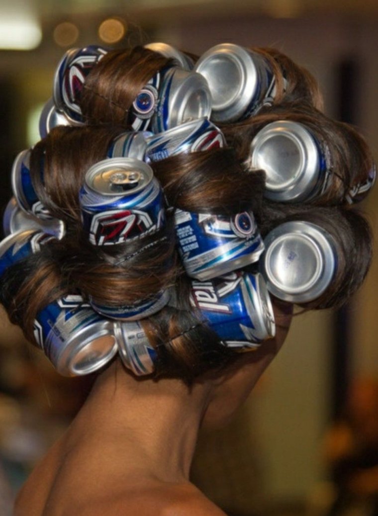 Бигуди с пивом