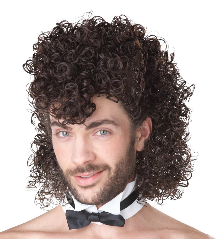 Кудрявый маллет