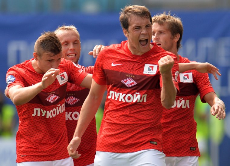 Дзюба в форме Спартака