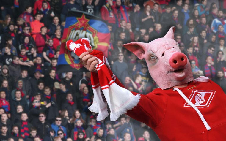 Дерби ЦСКА Спартак свиньи