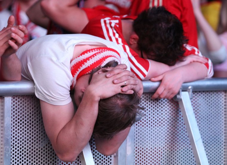 Болельщики плачут