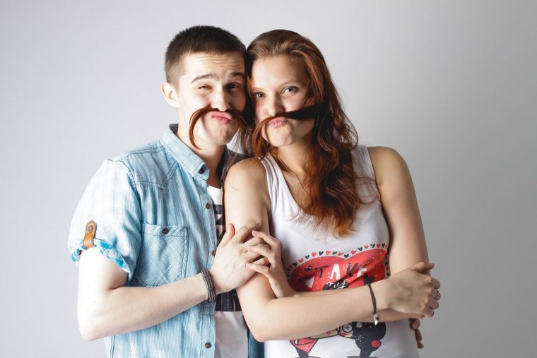 Креативная фотосессия пары