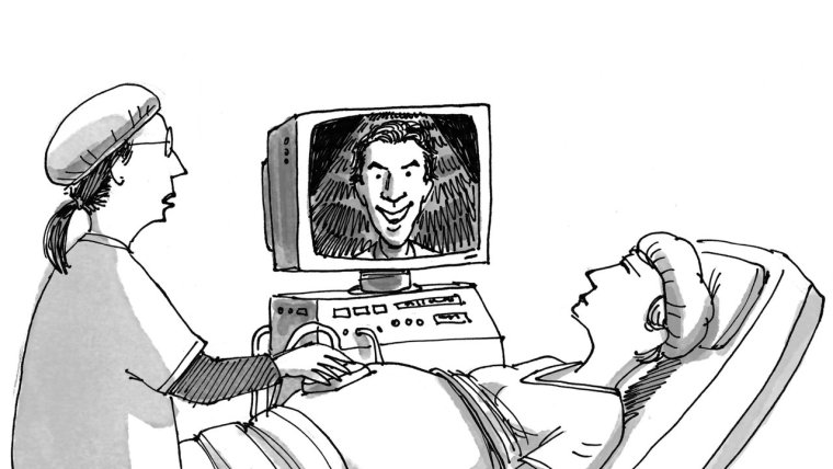 УЗИ карикатура