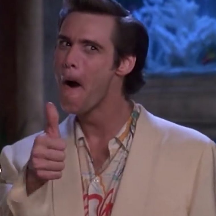 Джим Керри палец вверх