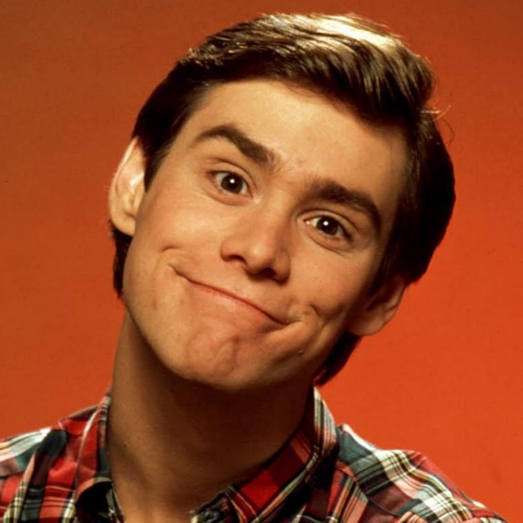 Джим Керри молодой улыбается