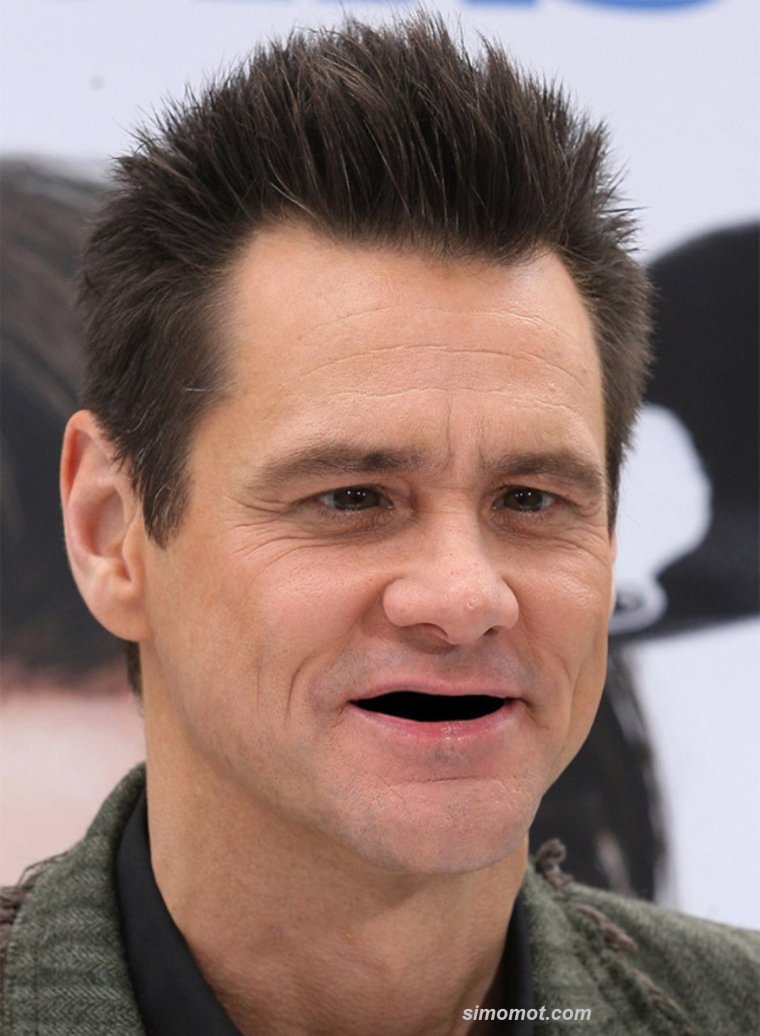 Джим Керри ухмылка