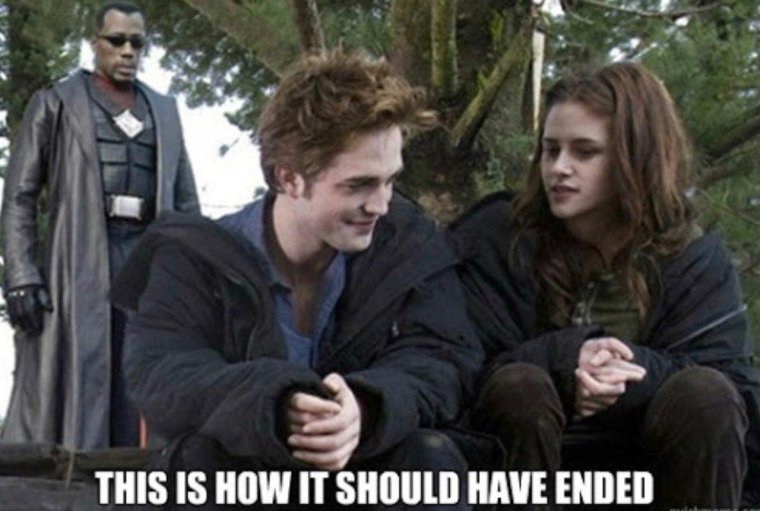 Белла Эдвард и блейд