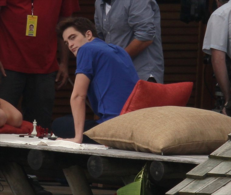 Кристен Стюарт Сумерки сага рассвет часть 2 съемки