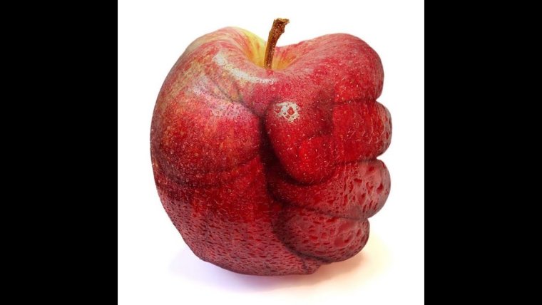 Смешное яблоко