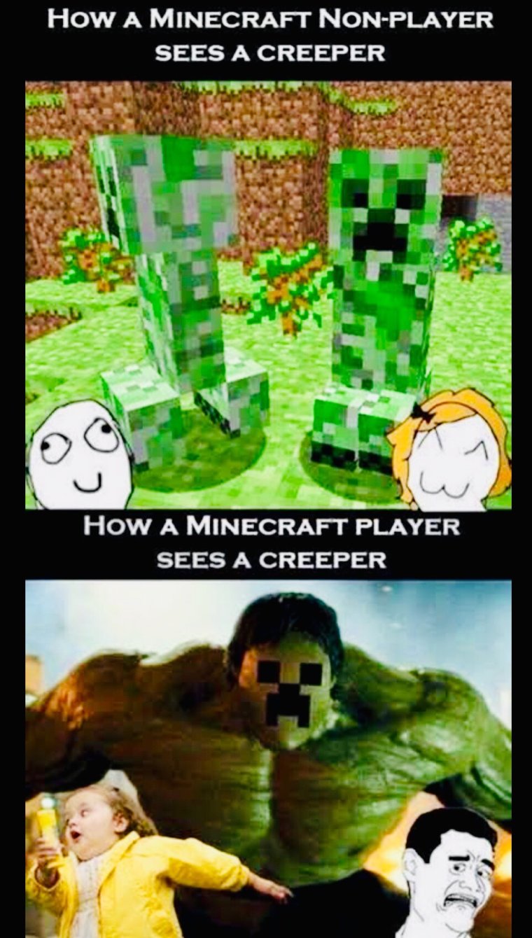 Мемы с МАЙНКРАФТОМ