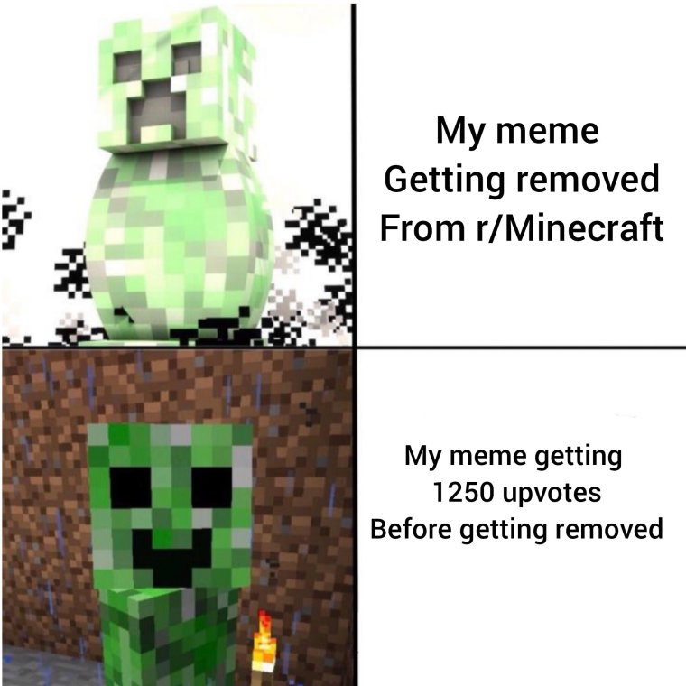 Мемы про майнкрафт