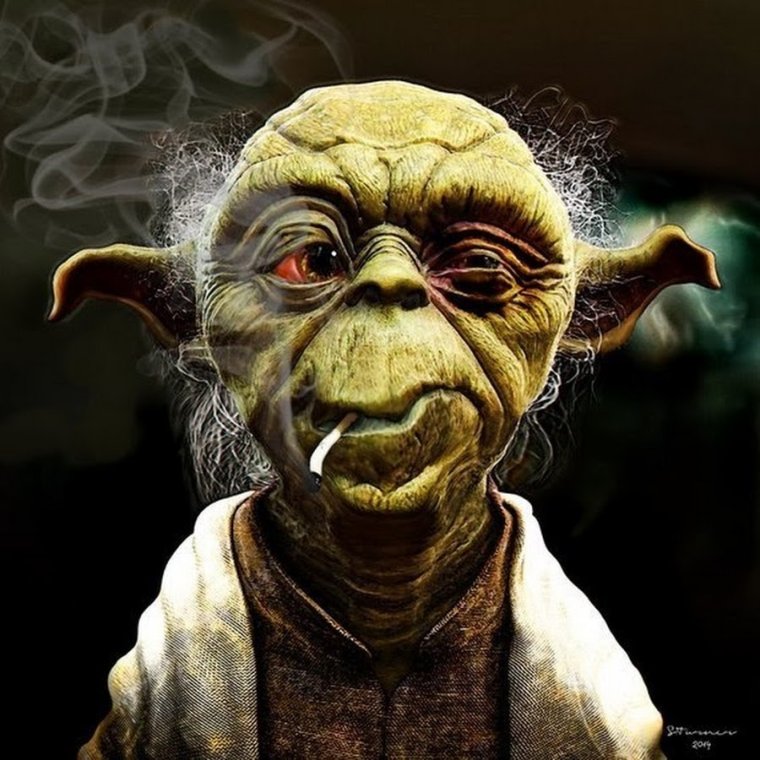 Магистр йода обкурен