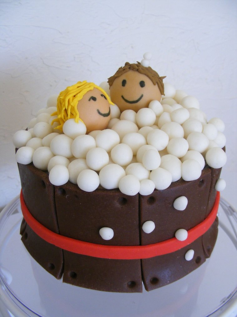 Новогодний торт прикол