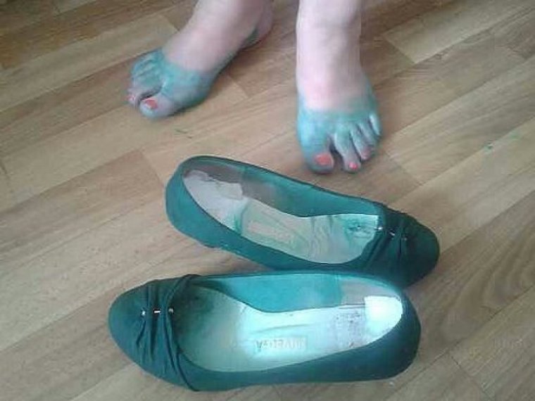 Балетки на босую ногу