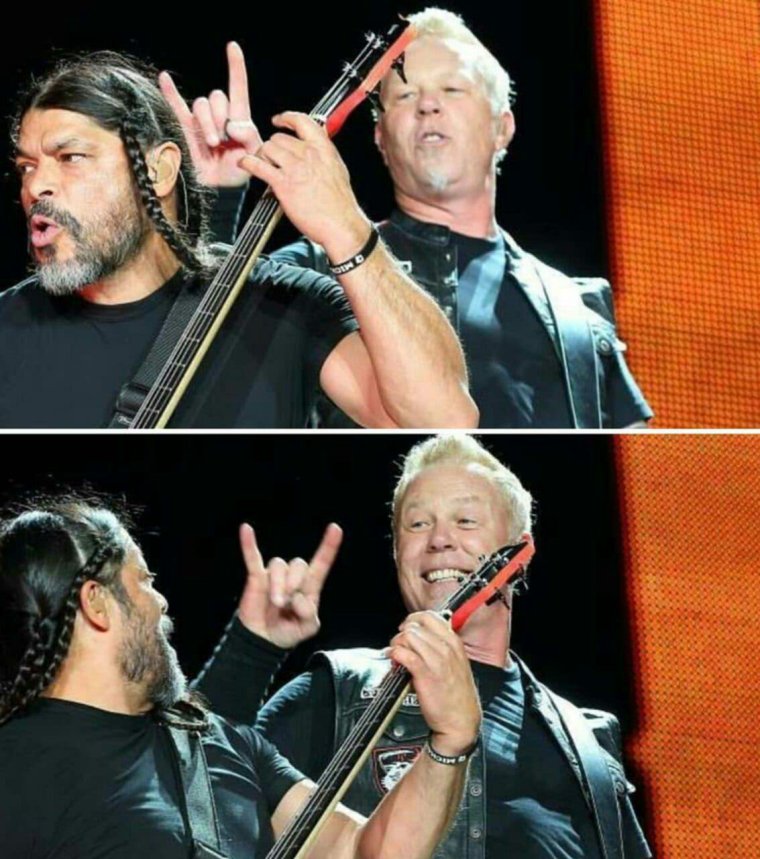 Singer of Metallica and Fan of Metallica meme