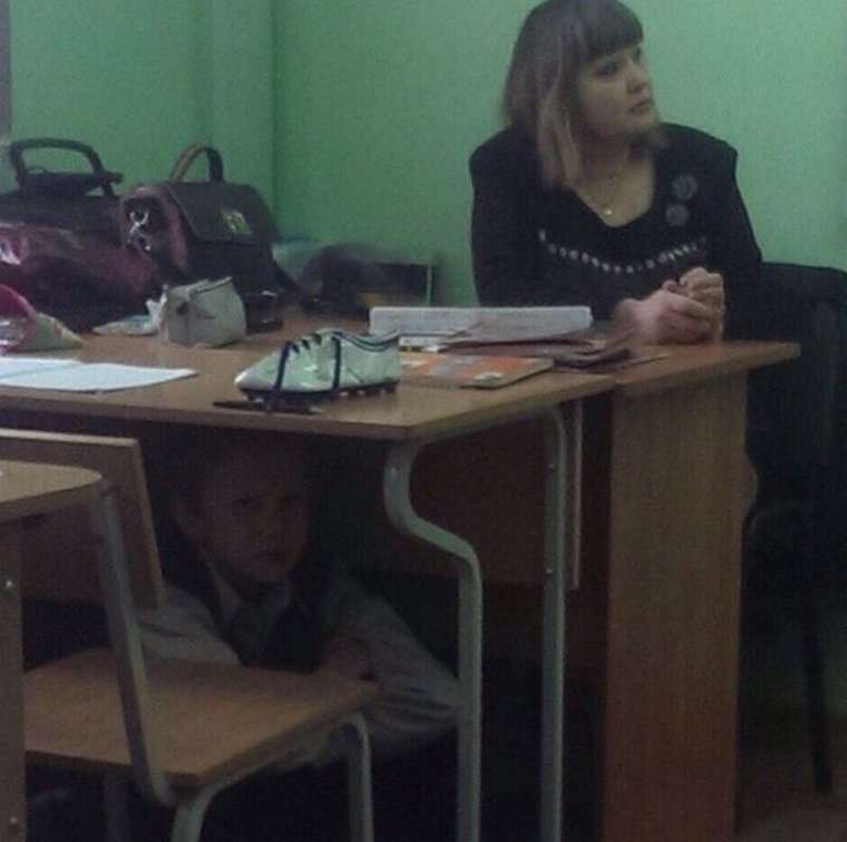 Училка в школе прикол