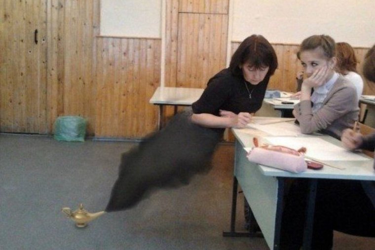 Учительница прикол
