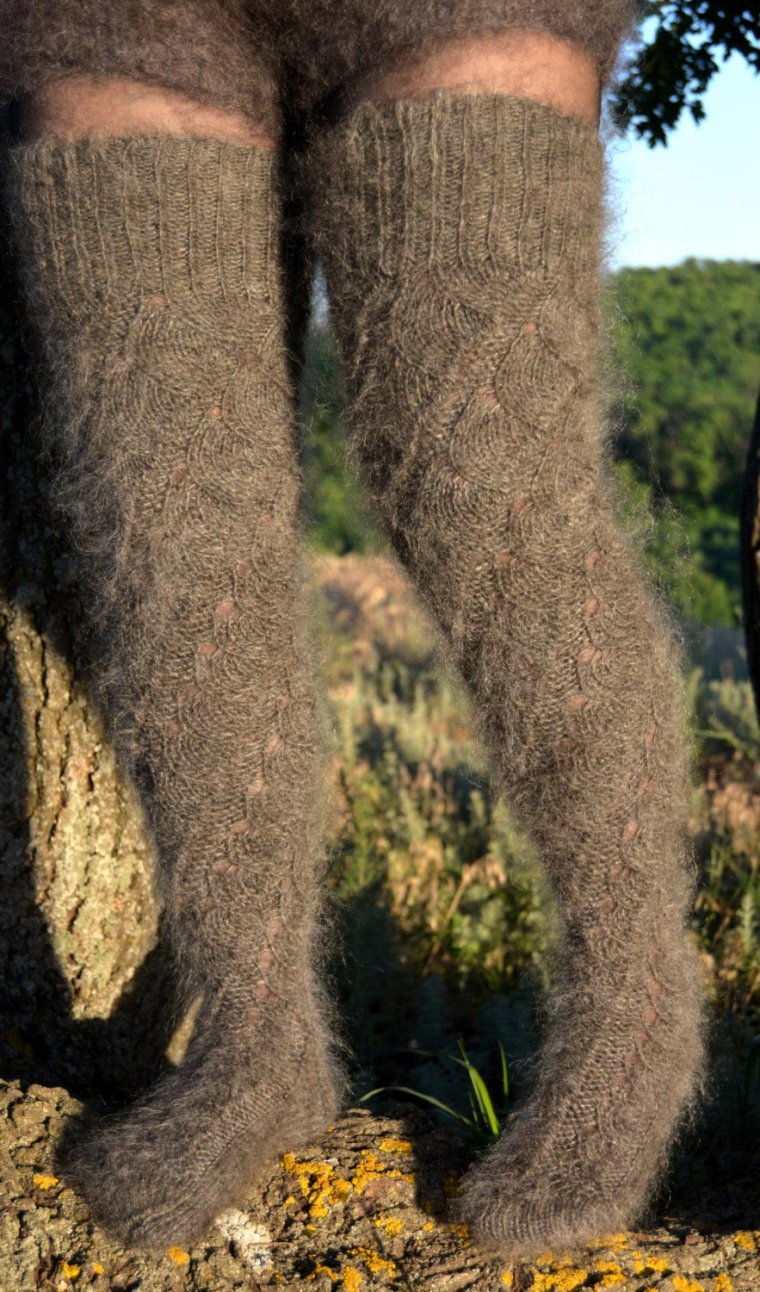 Шерстяные колготки смешные