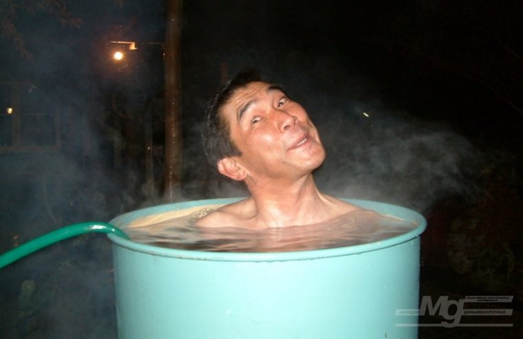 Мужик в бочке