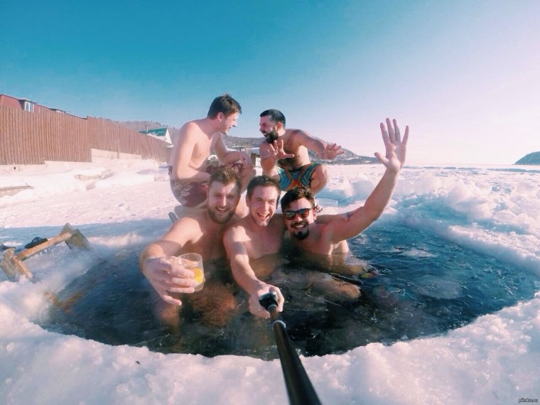 Баня прорубь