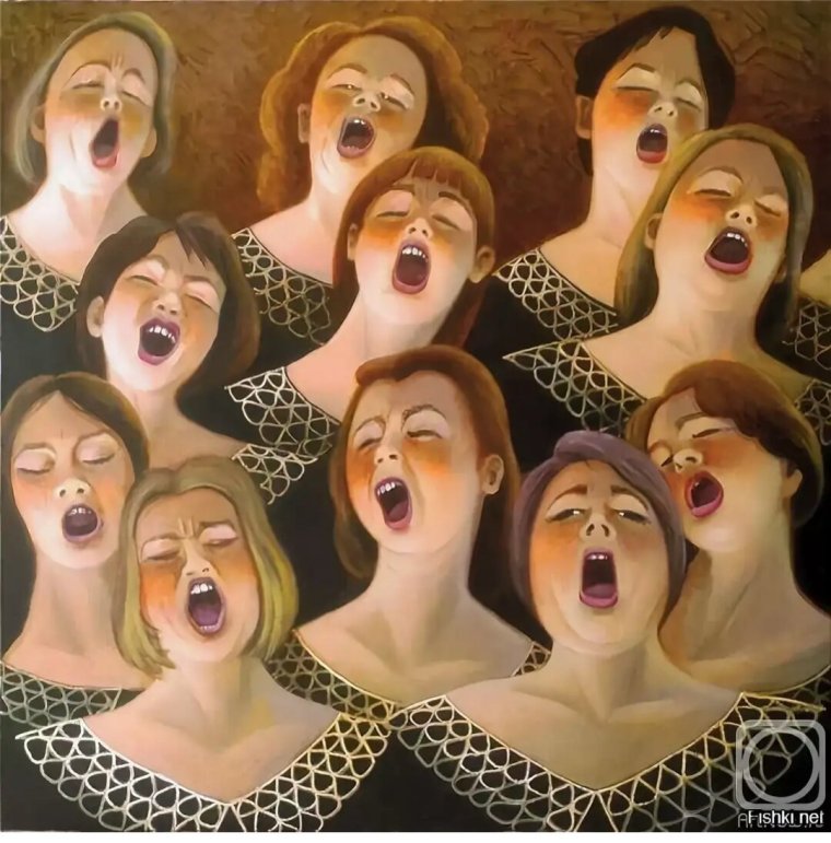 Хоровое пение в живописи