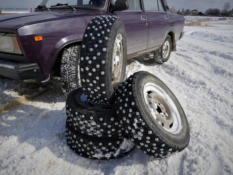 Зимняя резина на ВАЗ 2107