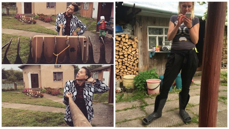 Деревенщина смешно