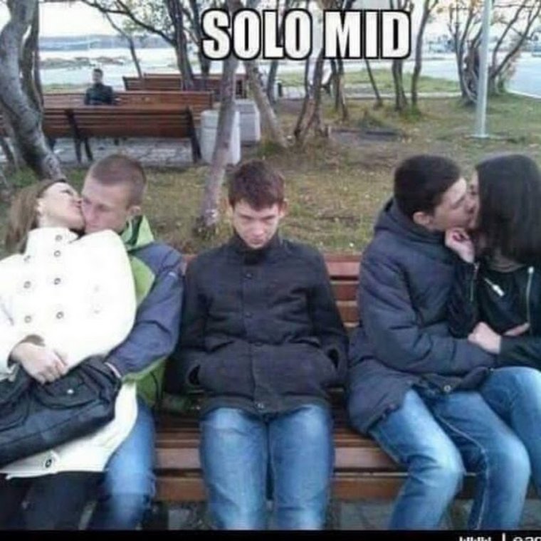 Верхняя линия нижняя линия Соло МИД