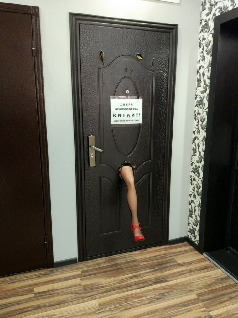 Прикольные двери