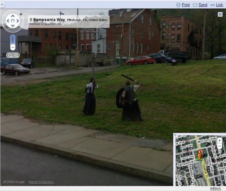 Смешные снимки с гугл карт