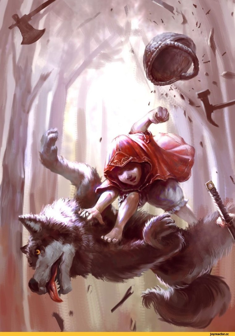 Красная шапочка арт