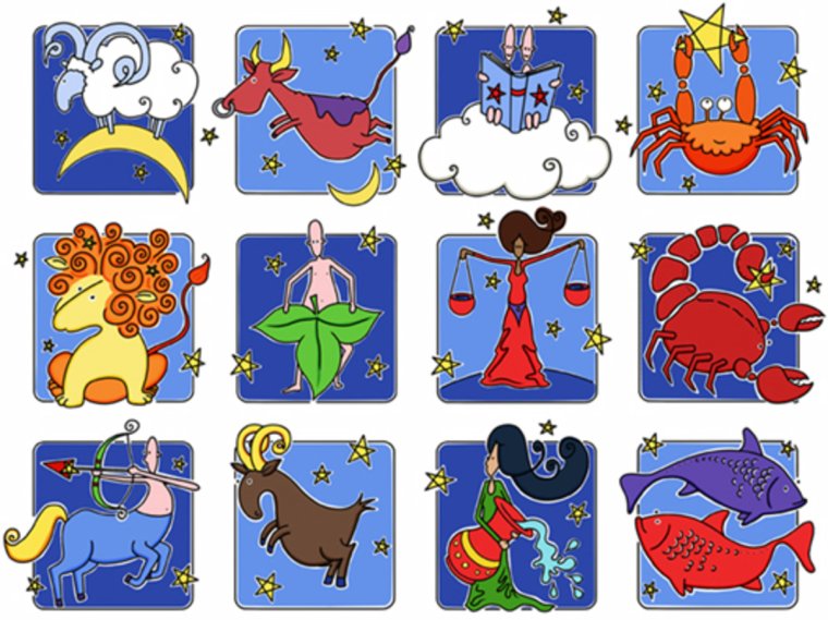 Веселые знаки зодиака