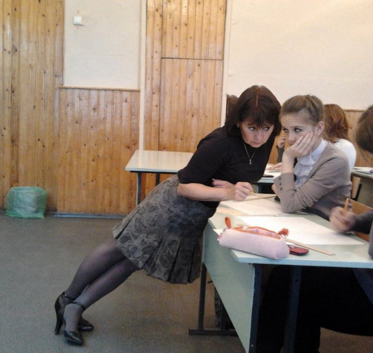 Учительница прикол